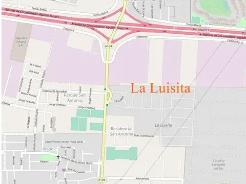 Terreno en Venta en La Luisita, USD 170.000