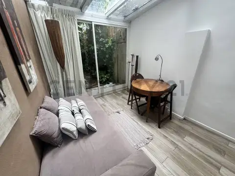 VENTA DEPARTAMENTO MONOAMBIENTE CON PATIO EN PALERMO CHICO REFACCIONADO A NUEVO