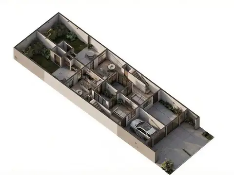 Dúplex en venta de 3 dorm. c/ cochera en Tres Cerritos, Salta 100