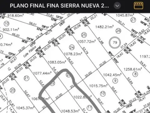 LOTE EN VENTA EN SIERRA NUEVA – MENDIOLAZA