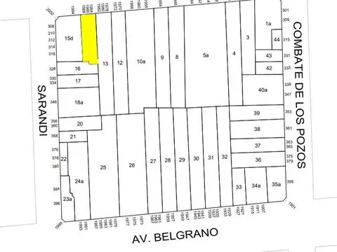 Terreno Venta Balvanera - Construible de 2400 m²  - planta baja   10 pisos   2 retiros
