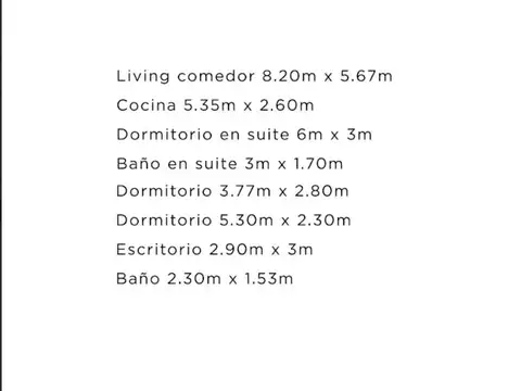 Departamento en Venta con 1 cocheras