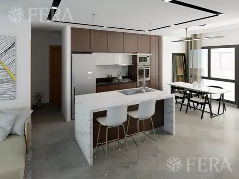 Venta departamento 2 ambientes con balcón y vestidor en Bernal