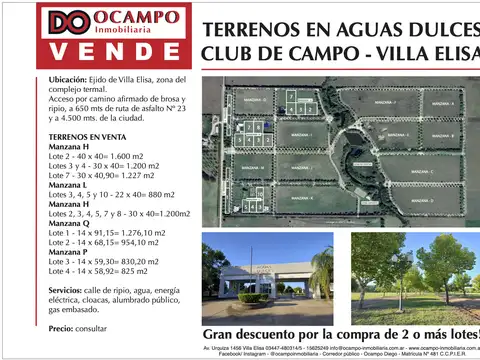 Aguas Dulces club de campo