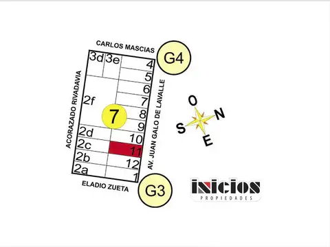 Chacra en calle Principal de Pavón - B693