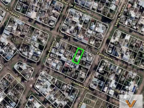 Terreno en Venta 30  mts Fondo
