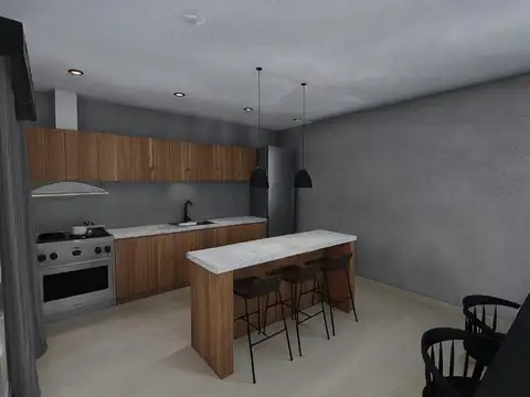 Departamento Monoambiente con 1 baño