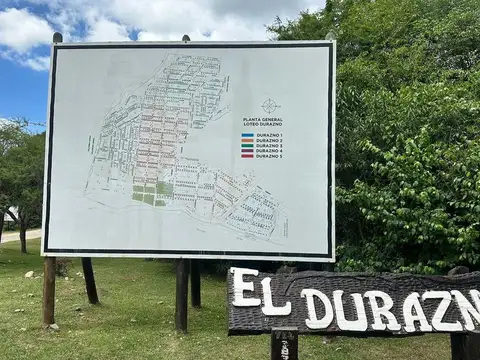 La Caldera. El Durazno. Mza 110. Lote 100