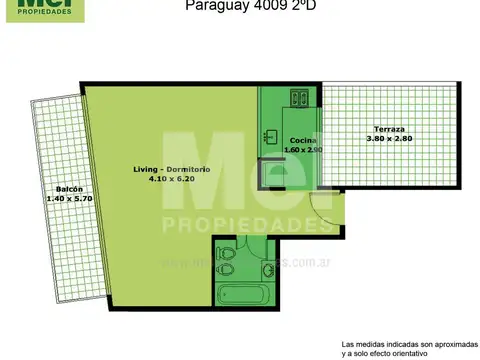 Paraguay 4000, Piso 2
