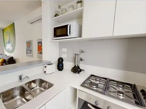 Departamento 2 ambientes con 1 baño