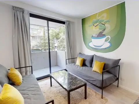 2 ambientes, balcón y patio propio. Palermo | Paraguay 4009