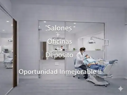 VENTA Consultorio con oficinas 7 AMBIENTES CASEROS