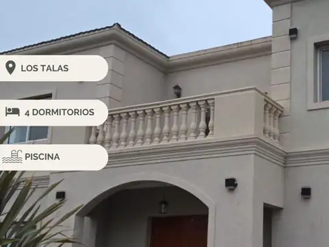 Hermosa casa a la venta en Los Talas