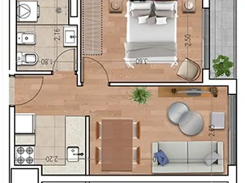 Depto Tipo Casa en Venta en Centro , USD 106.400