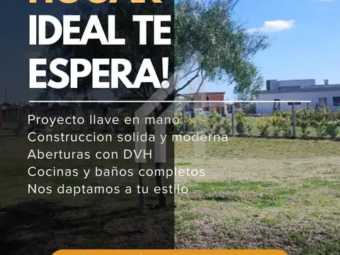 Venta de Lote Interno   Proyecto de Casa llave en mano en Santa Elisa, Pilar del Este, Pilar