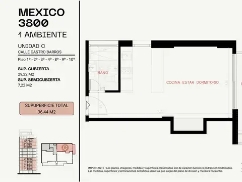 Departamento en Venta en Almagro, USD 84.700