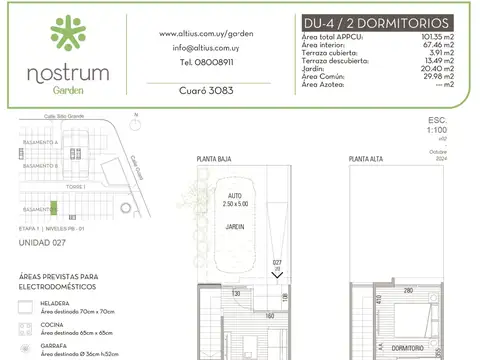 VENTA DUPLEX 2 DORMITORIOS NOSTRUM GARDEN