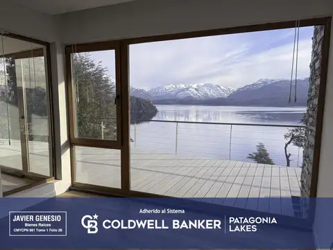 VENTA Departamento 80,47m2 Premium  vista y costa de lago UF704 Villa La Angostura