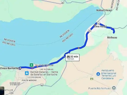 avenida primeros pobladores /Ñirihuau