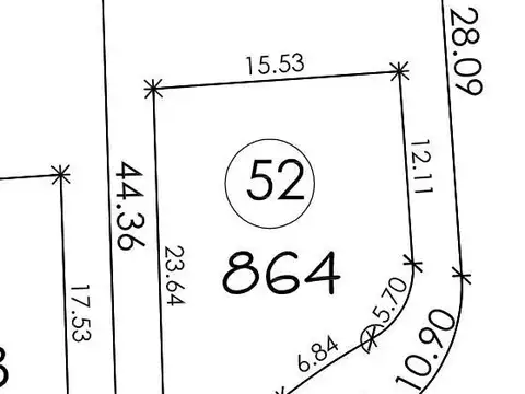 Terreno en Venta de 864,0 m2