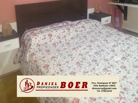 Departamento 3 ambientes con 1 baño
