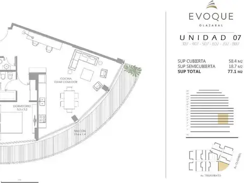 Departamento 2 ambientes con Toillete Venta Villa Urquiza