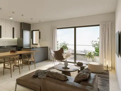 Av. Belgrano 3588 4° C - Almagro - 2 ambientes con balcón amplio en construcción