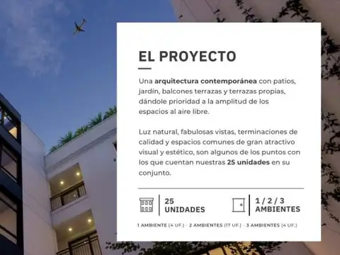 Departamento en Venta de 1 dormitorio