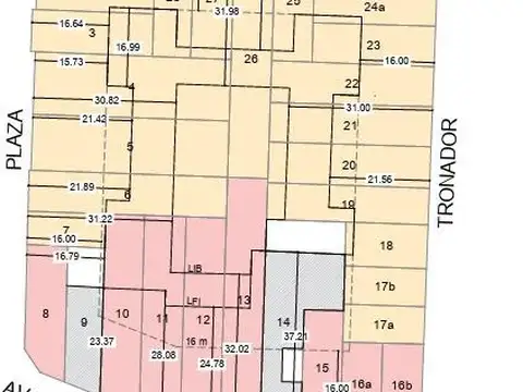 Terreno en Venta 8  mts Frente