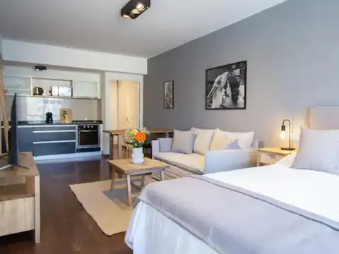 Excelente monoambiente amoblado y equipado