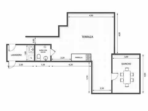 Depto Tipo Casa en Venta en Caballito, USD 255.000