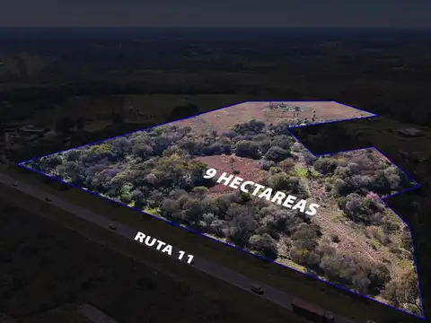 9 HECTAREAS SOBRE RUTA - Ruta 11 km 1023
