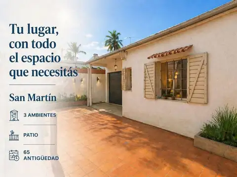 VENTA PH 3 AMBIENTES SAN MARTIN PATIO APTO CREDITO
