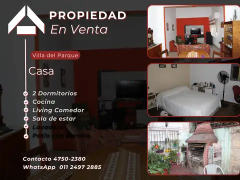 Casa a pocas cuadras de estacion Villa del Parque