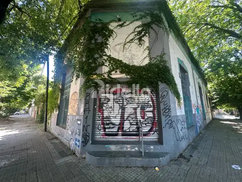 Esquina comercial 586 m² - local + galpón + patio - 115 y 63 - Ideal desarrollo