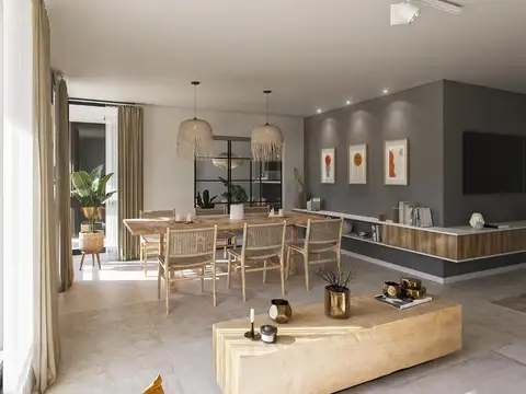 Piso exclusivo de 3 dormitorios con Parillero y Cochera a metros del Rio.