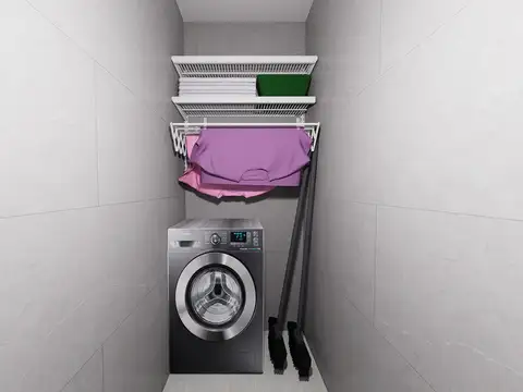 Departamento 3 ambientes con 2 baños