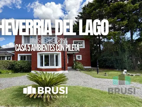 CASA EN VENTA EN ECHEVERRIA DEL LAGO - 2 PLANTAS - 5 AMBIENTES