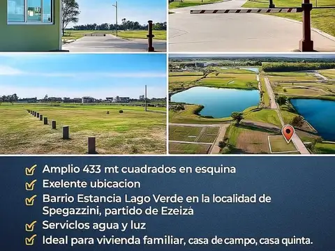 CARLOS SPEGAZZINI - OPORTUNIDAD TERRENO en BARRIO CERRADO