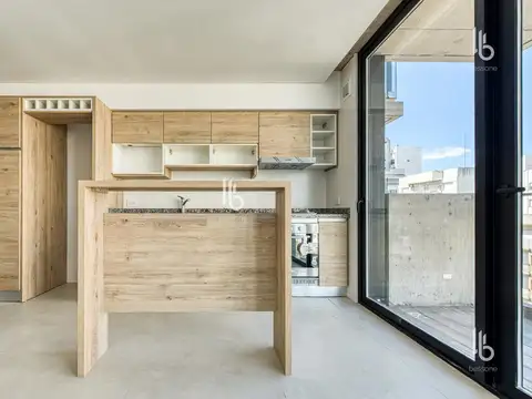 Departamento 2 ambientes con 2 baños