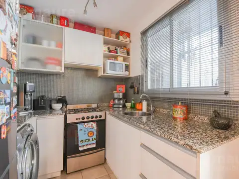 Depto de 2 ambientes y escritorio en venta con cochera y amenities en Palermo/Colegiales