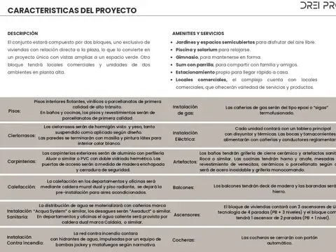 Departamento en Venta de 3 ambientes