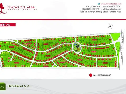Terreno en Venta 20  mts Frente