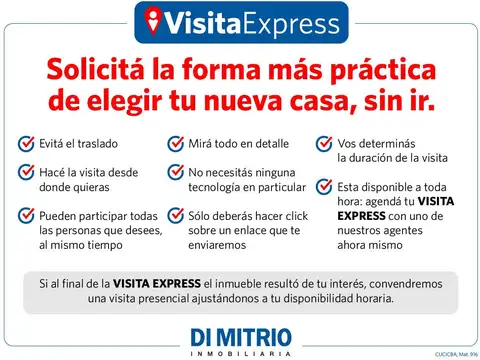 Depto Tipo Casa 4 ambientes con 2 baños