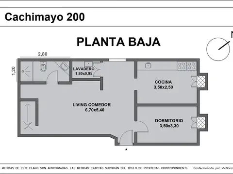 Depto Tipo Casa en Venta de 3 dormitorios