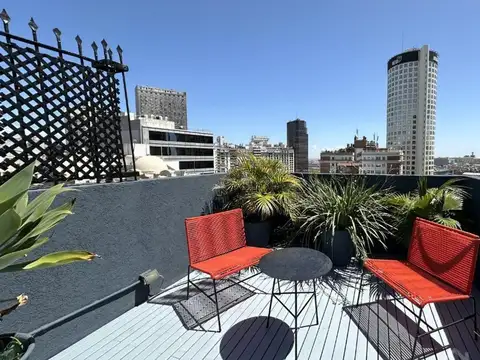 ALQUILER. EXCLUSIVO 2 AMBIENTES CON TERRAZA AMUEBLADO. CALLE