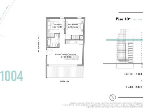 Departamento en Venta al Norte