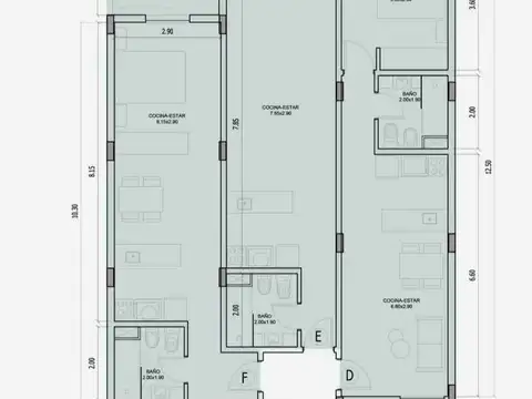 Departamento en Venta de Monoambiente