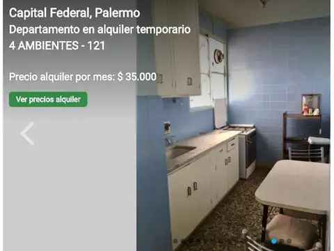 Departamento en Alquiler Temporal de 3 dormitorios