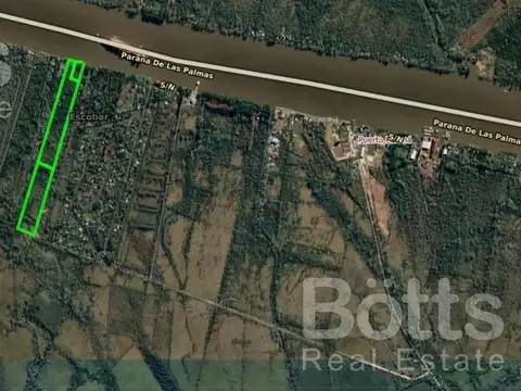 Terreno en Escobar hacia el Delta del Parná